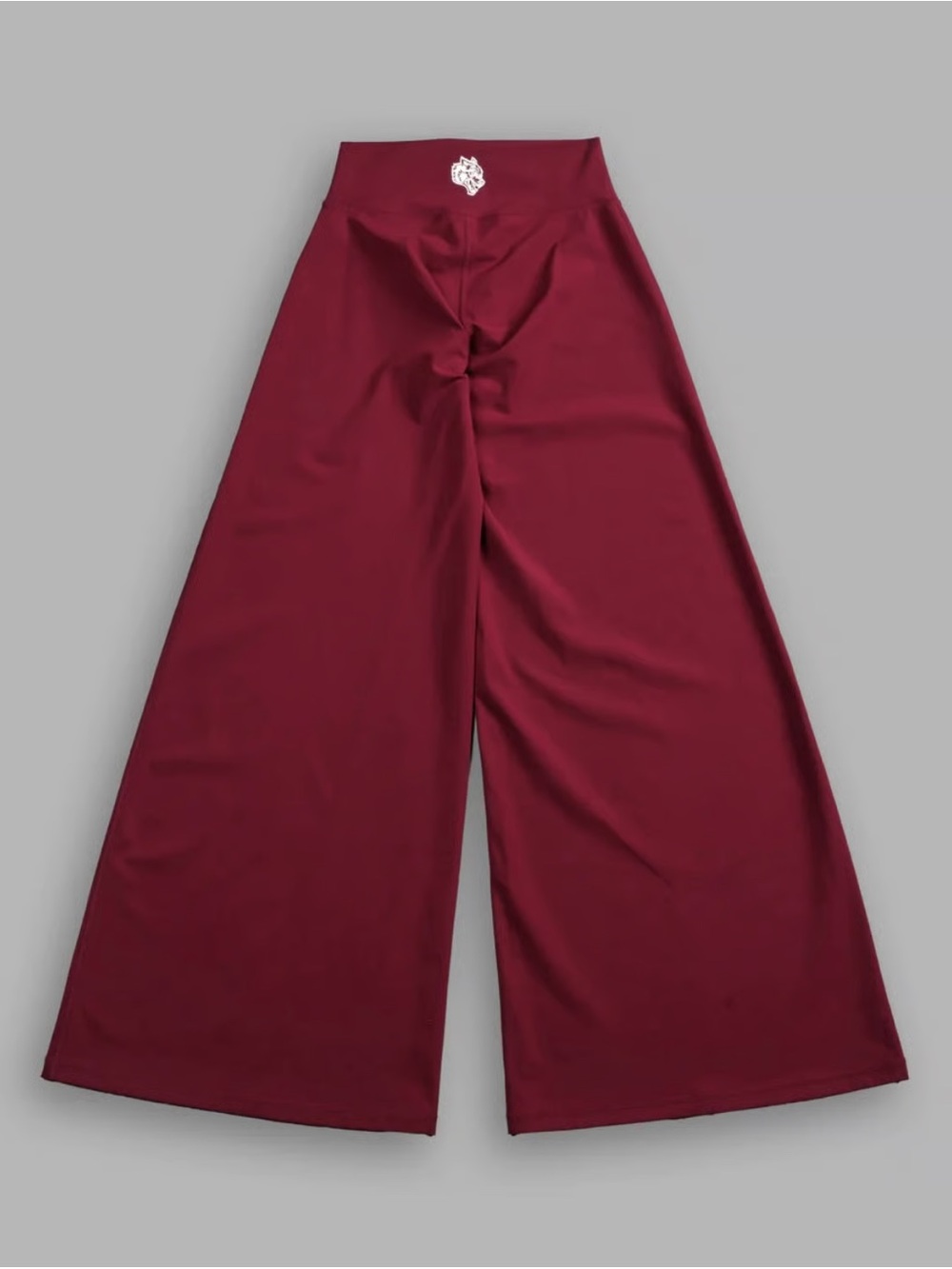 Darc Sport High-Waist Wide Leg Pants - Burgundy